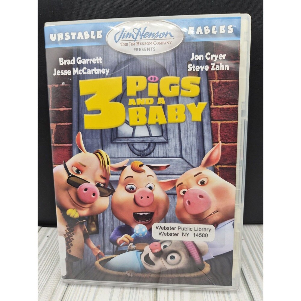 Unstable Fables: 3 Pigs and a Baby (DVD, 2008) Jim Henson Kids Family Comedy